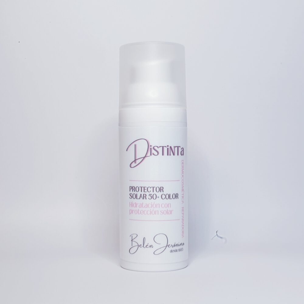 Crema Protección Solar Facial 50+ color DiSTiNTa